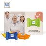 Werbe-Klappkarte Ritter SPORT Schokowürfel mit Logo