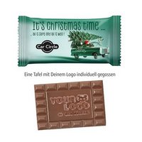 Schoko-Sondermotiv L im Flowpack mit Logo