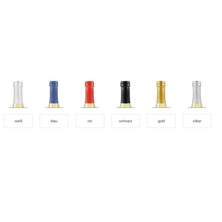 Secco Frizzante Flasche 02,l bedruckt mit eigenem Logo verschiedene Farben