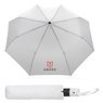Weißer 21" Impact AWARE™ RPET 190T Mini-Schirm automatic open mit Logo