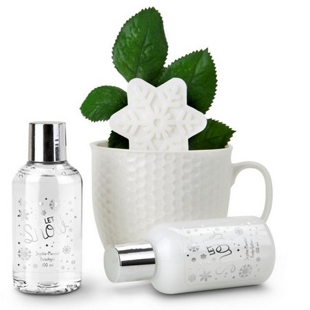 Wellness-Geschenkset Snowflake mit Logo