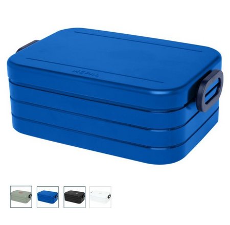 Blaue Mepal Take-a-break 900 ml Lunchbox Midi mit Logo