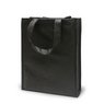 PP-Tasche Oxford schwarz mit kurzen Henkeln mit Logo