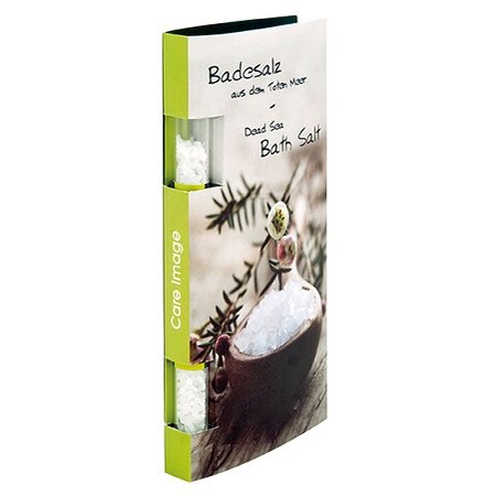 Badesalz Reagenzglas Cover-Card als Werbegeschenk