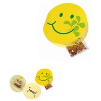 Klappkärtchen Smile fit mit eigenem Logo