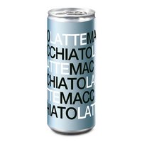 Latte Macchiato in Dose mit Logo