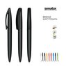Senator Kugelschreiber Bridge Soft Touch bedruckt mit eigenem Logo