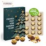 Wand-Adventskalender mit Ferrero Rocher  Inlay aus Papierfaser mit Logo