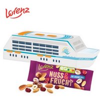 3D Präsent Schiff mit Lorenz Nuss & Frucht mit Logo