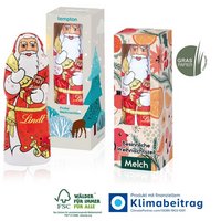Weihnachtsmann von Lindt 40g mit eigenem Logo