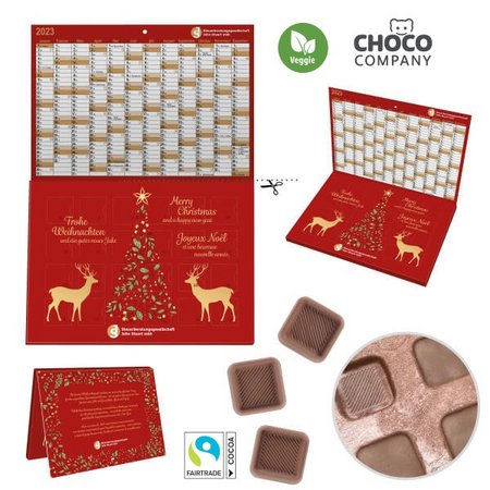 reinpapier® A5-Cover Adventskalender mit Logo