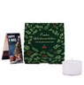 Klappbox S, Teelichter Adventskranz mit Logo