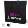 Lantau Baumwolltasche 40 x 40 x 7 mit langen Henkeln und Logo