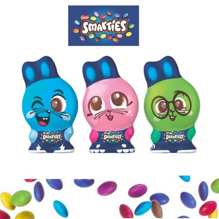 Farben Smarties Osterhase 85g mit Logo
