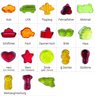 Standardformen Fruchtgummi