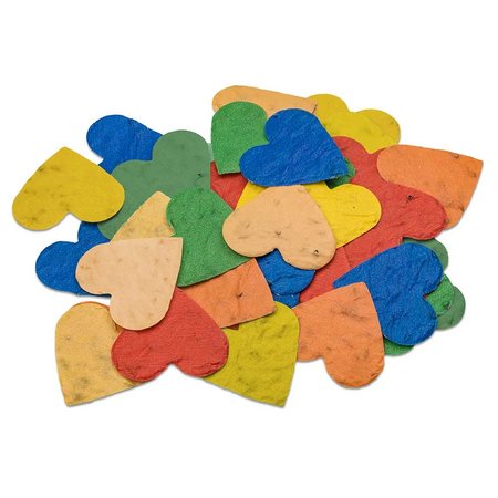 Samenpapier-Konfetti Herz mit Druck