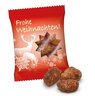 Gebrannte Mandeln in Werbetütchen mit Logo