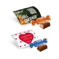 Merci Petits im Werbebriefchen mit Logo