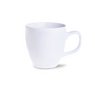 Keramikbecher Americano Small Pure weiß/weiß mit Werbung