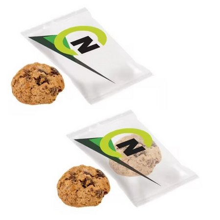 Mini Chocolate-Chip Keks im Flowpack mit Logo