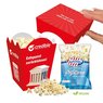 Popcorn Werbebox mit Logo