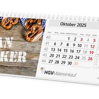 Tischkalender MagicPix Table Quer mit Logo