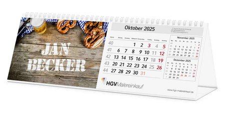 Tischkalender MagicPix Table Quer mit Logo