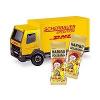 3D Präsent LKW  Haribo Goldbären mit Logo