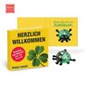 Werbe-Klappkarte  Veganer Glückskäfer von Storz  mit Logo