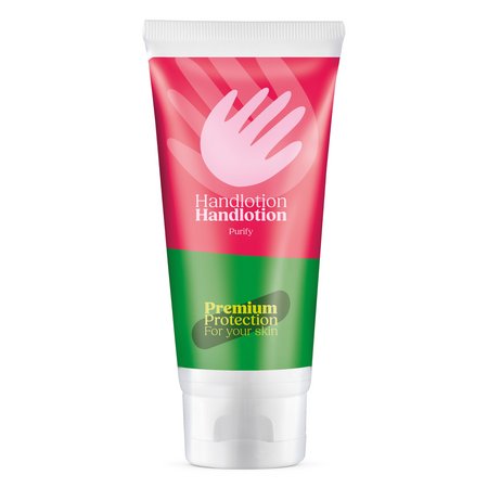 Handcreme Tube 100ml mit Etikett bedruckt mit Logo
