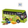 3D Adventskalender Bus mit Ritter SPORT Schokowürfel mit Logo
