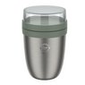 Grüne Mepal Ellipse 500+200 ml Thermo-Lunchpot 2.0 mit Logo