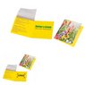 Samenpapier Blumenkärtchen mit eigenem Logo