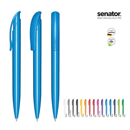 Senator Kugelschreiber Challenger Polished bedruckt mit Logo