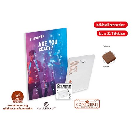 Wand Adventskalender Countdown-Eventkalender bedruckt mit Logo