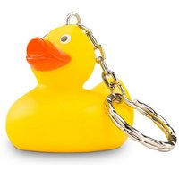 Badeente Emma XS mit Schlüsselanhänger mit Logo