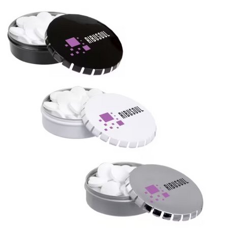 Klick Klack Dose Standard Pfefferminze mit eigenem Logo