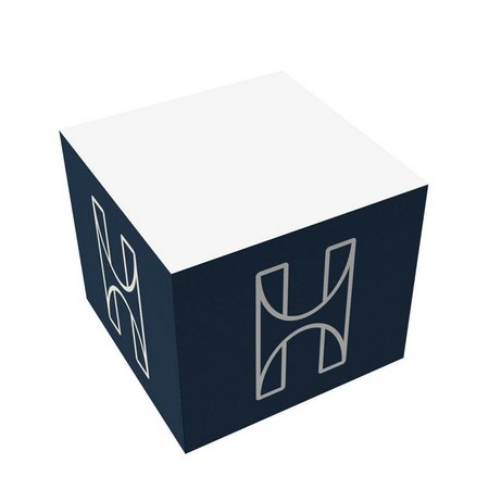 Notizwürfel Master 10 x 10 x 8 cm bedruckt mit Logo