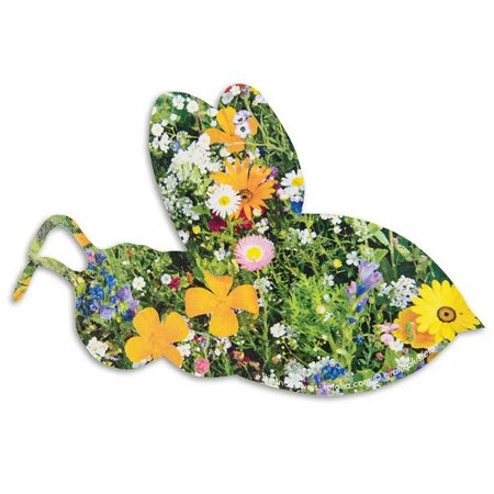 Samenpapier auf A6-Karte mit Druck