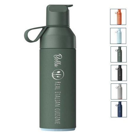 Waldrüne Ocean Bottle GO 500 ml vakuumisolierte Flasche mit Logo