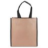Papier Non-Woven Tasche Calais  35 x 40 x 10 cm mit langen Henkeln mit Werbung