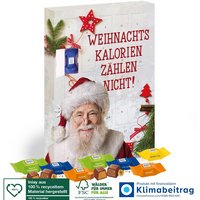 Adventskalender mit Ritter Sport Schokowürfel Inlay aus Papierfaser