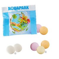 2er mentos im konventionellen Folientütchen mit Logo