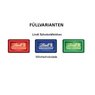 Inhalt Geschenkbox Mini Tanne Lindt Schokotäfelchen mit Logo