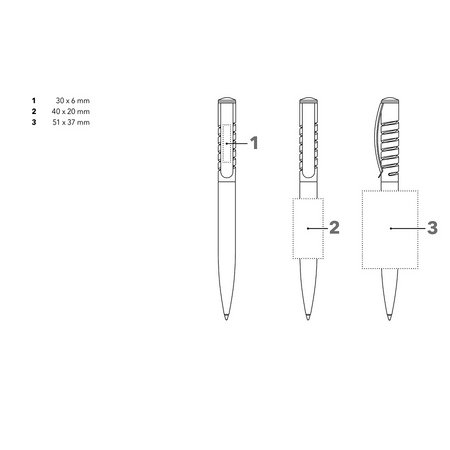 Senator Kugelschreiber New Spring Polished MC Druckfläche für Logo