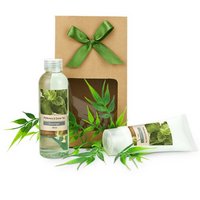 Wellness-Geschenkset Minzling Duschgel und Bodylotion mit Logo