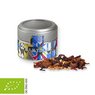 Bio Glühweingewürz fein ca. 30g Metalldose Mini mit Sichtfenster silber mit Logo