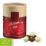 Bio Knusperkugeln-Mix ca. 50g Biologisch abbaubare Eco Pappdose Midi mit Logo