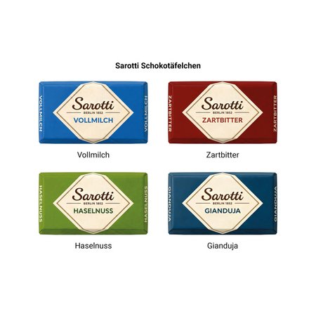 Tower Adventskalender Sarotti Sorten als Werbegeschenk 