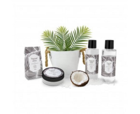 Wellness-Geschenkset Tropical Garden bedrucken logo